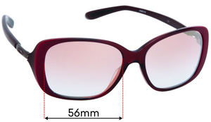 Sunglass Fix Replacement Lenses for Oakley Top Spin OO2037 - 56mm Wide