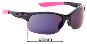 Sunglass Fix Replacement Lenses for Oakley Commit SQ - 62mm Wide