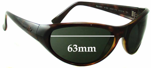Sunglass Fix Replacement Lenses for Arnette Raven AN4188 - 63mm Wide