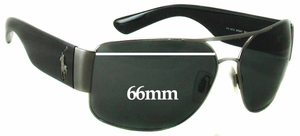 Sunglass Fix Replacement Lenses for Polo Polo PH 3072 - 66mm Wide