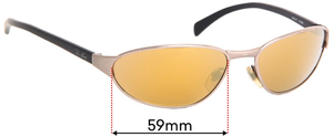 Sunglass Fix Replacement Lenses for Ray-Ban RB3101 - 59mm Wide