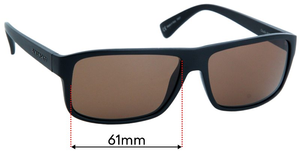 Sunglass Fix Replacement Lenses for Serengeti Claudio - 61mm Wide