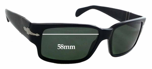 Sunglass Fix Replacement Lenses for Persol 3048-S - 37mm tall - 58mm Wide