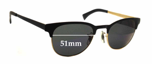 Sunglass Fix Replacement Lenses for Ray-Ban RB6317 - 51mm Wide