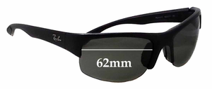 Sunglass Fix Replacement Lenses for Ray-Ban RB4173 - 62mm Wide
