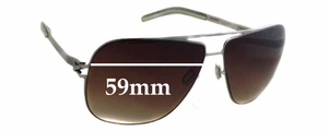 Sunglass Fix Replacement Lenses for Mykita ROLF - 59mm Wide