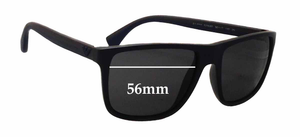 Sunglass Fix Replacement Lenses for Emporio Armani EA4033 - 56mm Wide