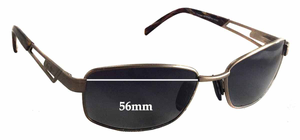 Sunglass Fix Replacement Lenses for Maui Jim MJ227 Puamana - 56mm Wide