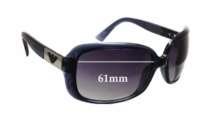 Sunglass Fix Replacement Lenses for Emporio Armani EA9509/S - 61mm Wide