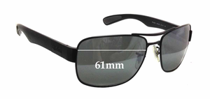 Sunglass Fix Replacement Lenses for Ray-Ban RB3522 - 61mm Wide