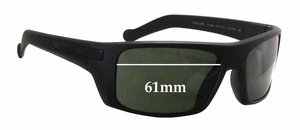 Sunglass Fix Replacement Lenses for Arnette Conjure AN4198 - 61mm Wide