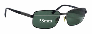 Sunglass Fix Replacement Lenses for Bill Bass Ollie - 58mm Wide