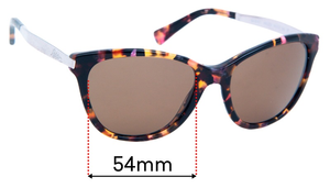 Sunglass Fix Replacement Lenses for Ralph Lauren RA 5201 - 54mm Wide