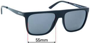 Sunglass Fix Replacement Lenses for Arnette Chapinero AN4261 - 55mm Wide