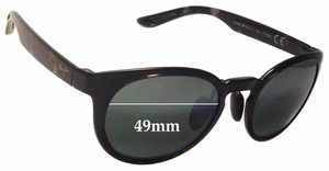 Sunglass Fix Replacement Lenses for Maui Jim MJ420 Keanae - 49mm Wide