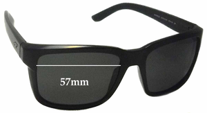 Sunglass Fix Replacement Lenses for Arnette Swindle AN4218 - 57mm Wide