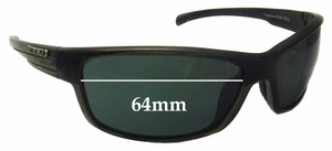 Sunglass Fix Replacement Lenses for Mako Shadow 9585 - 64mm Wide
