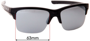 Sunglass Fix Replacement Lenses for Oakley Thinlink OO9316 - 63mm Wide