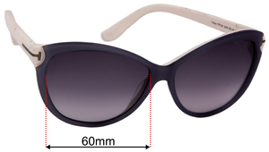Sunglass Fix Replacement Lenses for Tom Ford Telma TF325 - 60mm Wide