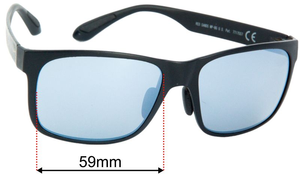 Sunglass Fix Replacement Lenses for Maui Jim MJ432 Red Sands - 59mm Wide