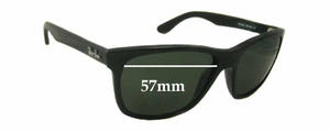 Sunglass Fix Replacement Lenses for Ray-Ban RB4181-F - 57mm Wide