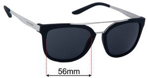 Sunglass Fix Replacement Lenses for Arnette Juncture AN4232 - 56mm Wide