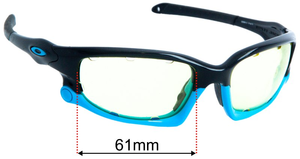 Sunglass Fix Replacement Lenses for Oakley Split Jacket OO9099 Vented - 61mm Wide