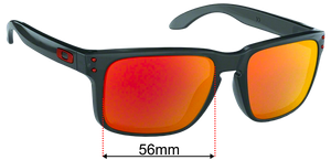 Sunglass Fix Replacement Lenses for Oakley Holbrook OO9244 (Low Bridge Fit) - 56mm Wide