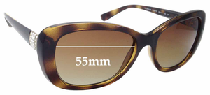 Sunglass Fix Replacement Lenses for Vogue VO2943-SB - 55mm Wide