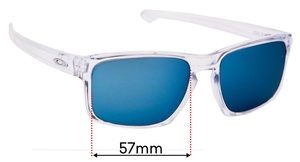 Sunglass Fix Replacement Lenses for Oakley Sliver OO9269 - 57mm Wide