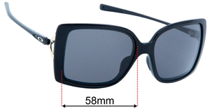Sunglass Fix Replacement Lenses for Oakley Splash OO9258 - 58mm Wide