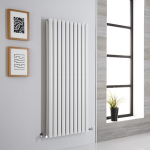 Milano Aruba - Vertical Designer Radiator - Double Panel - 1400mm x 590mm - White