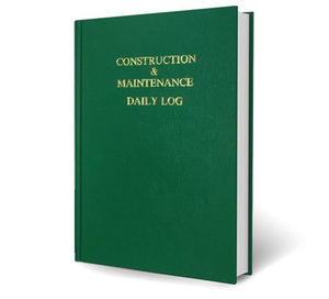 Construction & Maintenance Daily Log Book