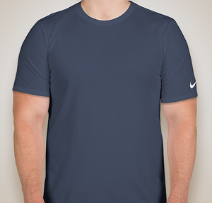 Nike Dri-FIT Jersey Blend Performance Shirt - College Navy