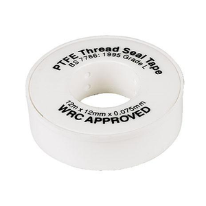 White PTFE Tape - 12 Metre