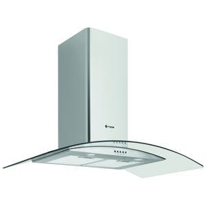90cm Curved Glass Chimney Hood (**GLASS**)