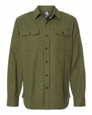 Burnside BU8200 Men's Solid Flannel Shirt