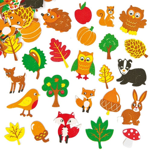 Autumn Friends Foam Stickers