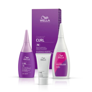 Wella Perm Creatine+ Curl (N) Natural to Resistant Hair 100ml/75ml/30ml