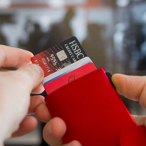 RFID C-Secure Cardholder Wallet Red