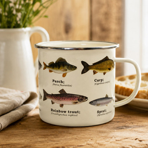 Ecologie Fish Enamel Mug
