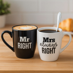 #Winning Mr and Mrs Always Right Mug Set