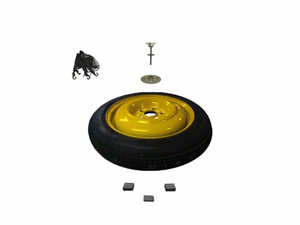 Genuine Honda Civic Type-R FN2 Spacesaver Wheel 2007-2011 (06KITSMRG01HE)