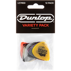 Dunlop Variety Guitar Pick 12-Pack (Light/Medium)