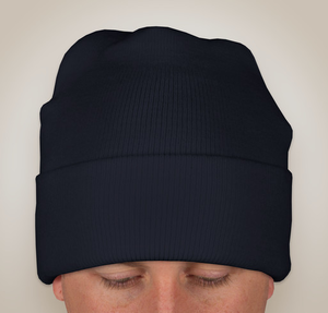 Yupoong Solid Cuff Beanie - Navy