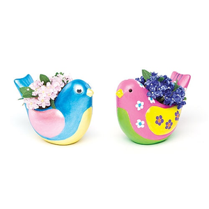 Pots de Fleurs Oiseaux en Céramique