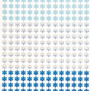 Eisblumen-Sticker 3D