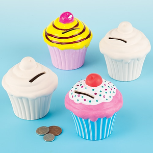 Keramik-Spardosen Cupcake
