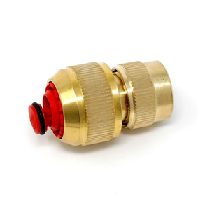 Brass Quick Connect w/ Auto-Stop 3/4"