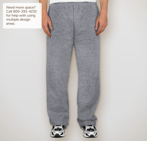 Jerzees Open Bottom Sweatpants - Athletic Heather
